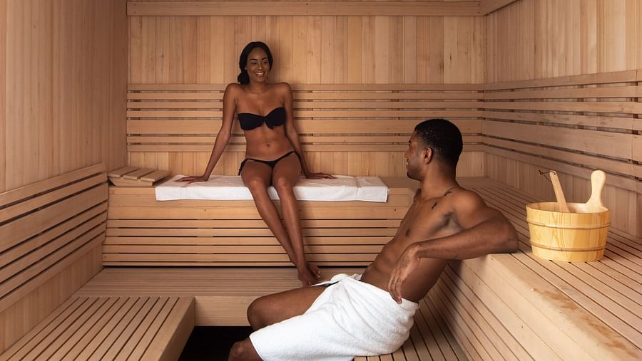 An image of a couple enjoying a great time in our spa - S Hotel Montego Bay, Jamaica