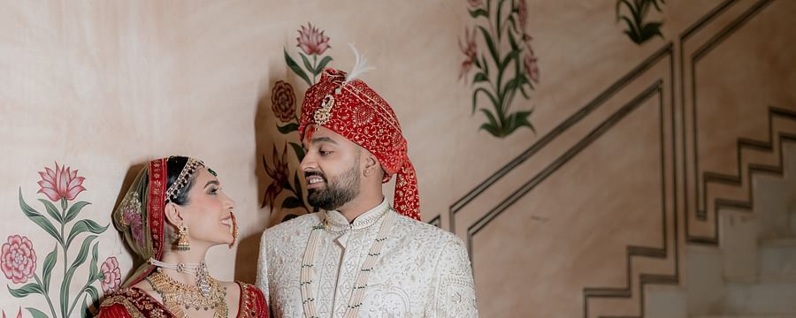 Wedding Shoot - Royal Staircase- Destintation Wedding in Jaipur - Hotel Umaid Palace - 4