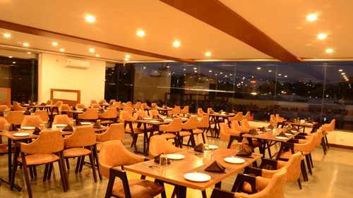 seating arrangements inside the restaurant - VITS Kamats Resort, Silvassa