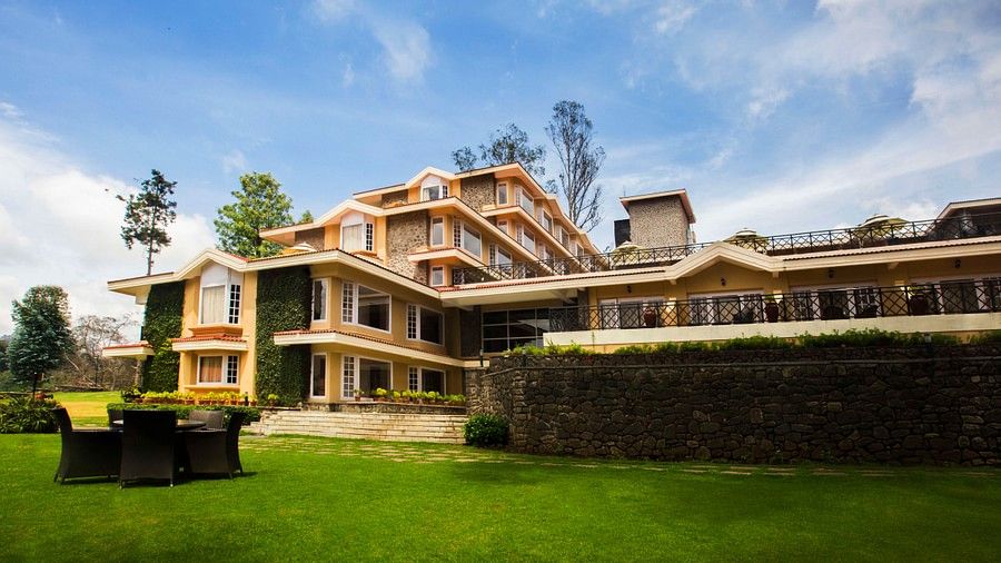 Exterior facade of The Carlton Hotel Kodaikanal
