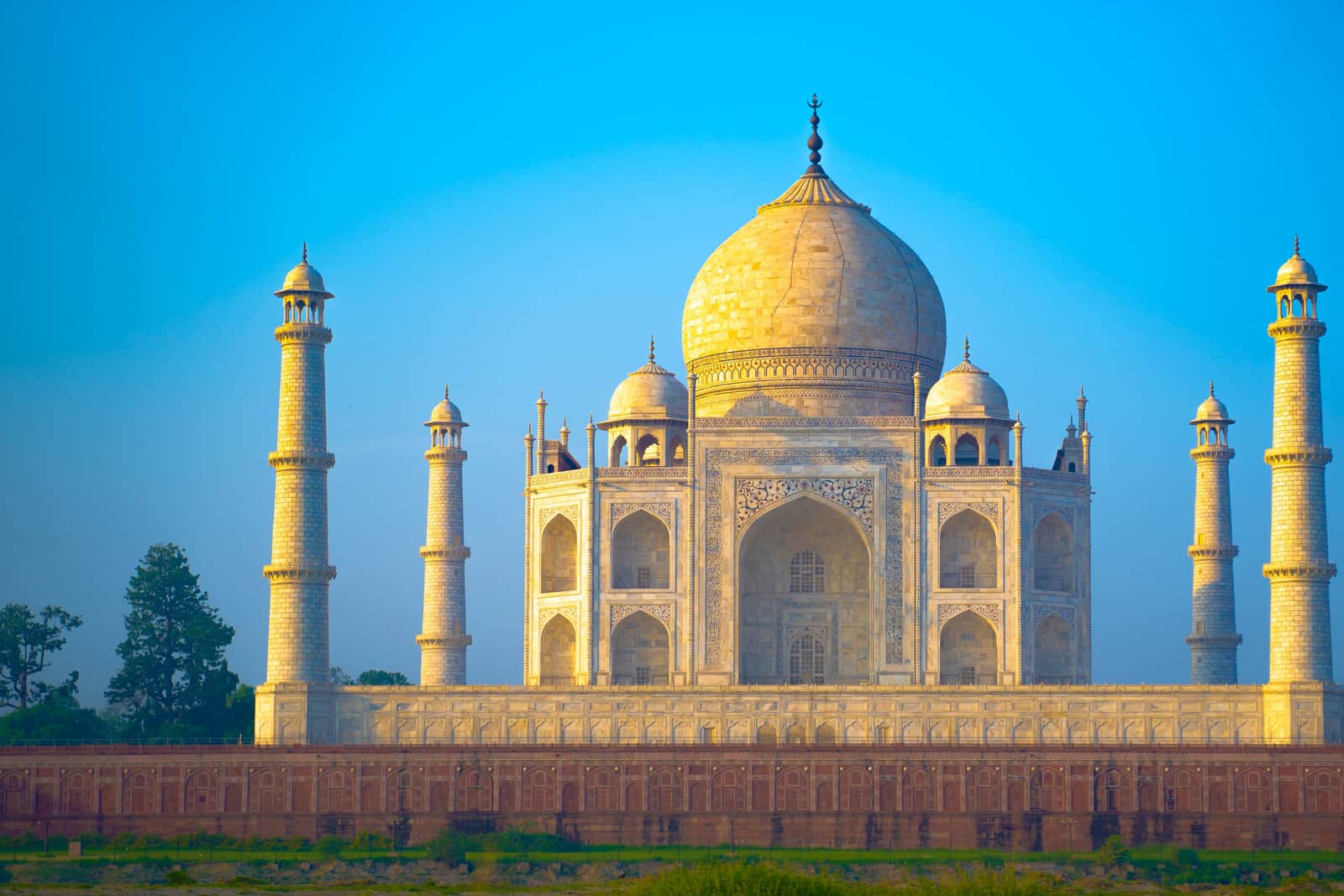 The Taj Mahal at Agra, one of the excursions the travel desk arranges