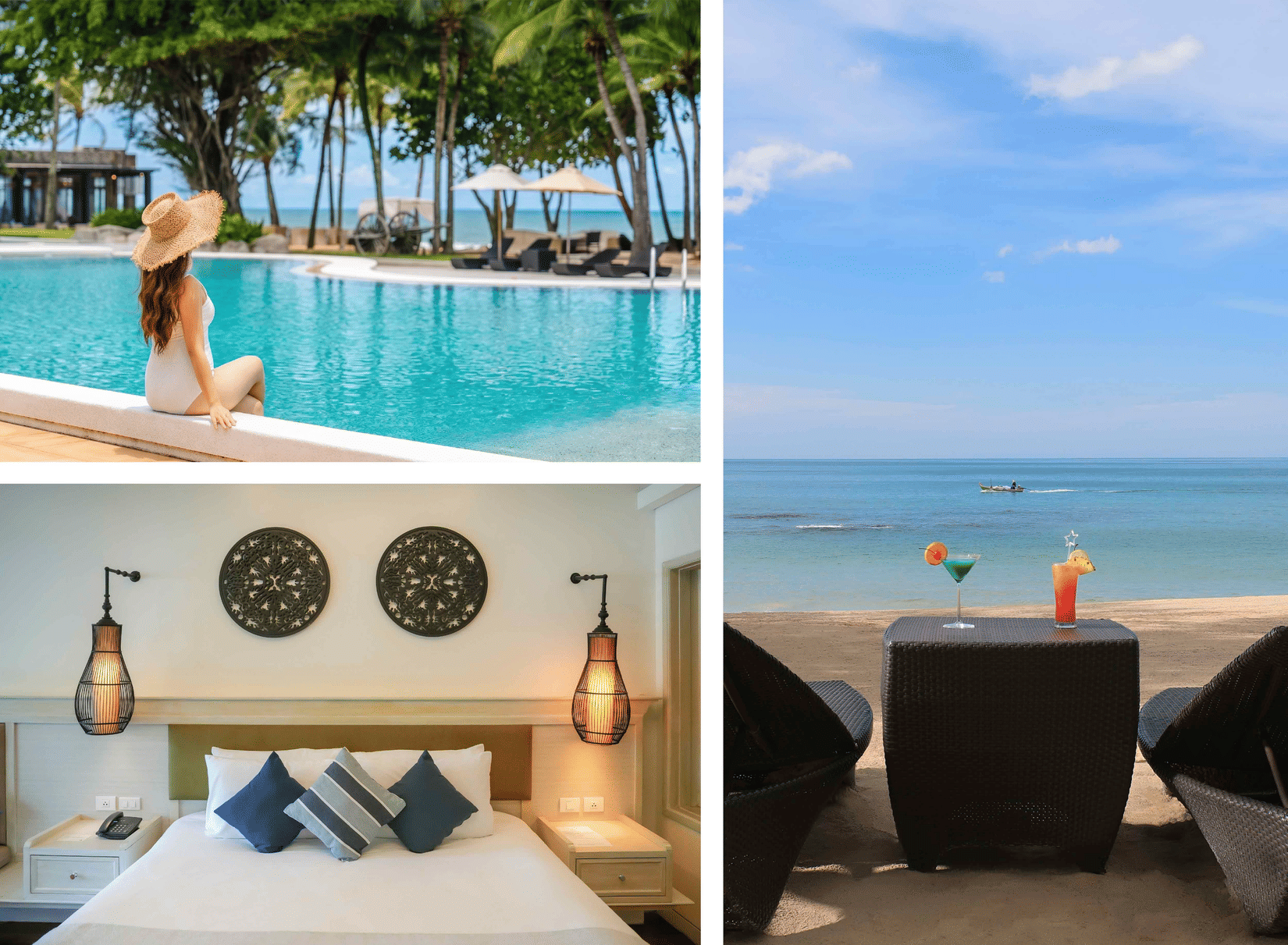 Promotional creative for the Special Offer at Natai Beach Resort, featuring a collage of multiple images of the resort facilities.