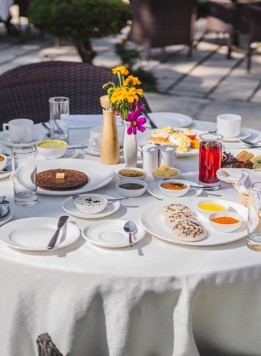 Outdoor Dining - The Claridges Nabha Residence, Mussoorie