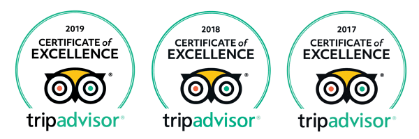 Tripadvisor Certificate of Excellence 3 Years