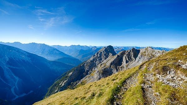 view from a valley