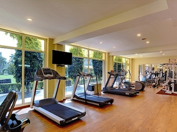 Treadmill inside a gym