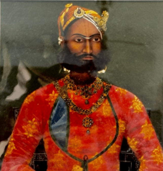 a portrait of kunwar anop singh ji