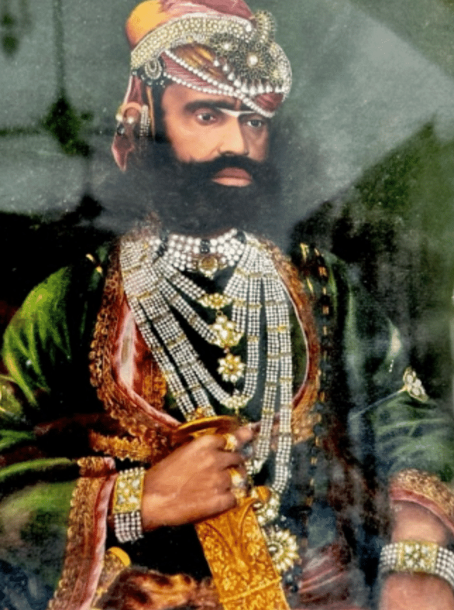 a portrait of rawat kishan singh ji