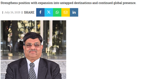 Screenshot of media promotion for Lords Hotels & Resorts.