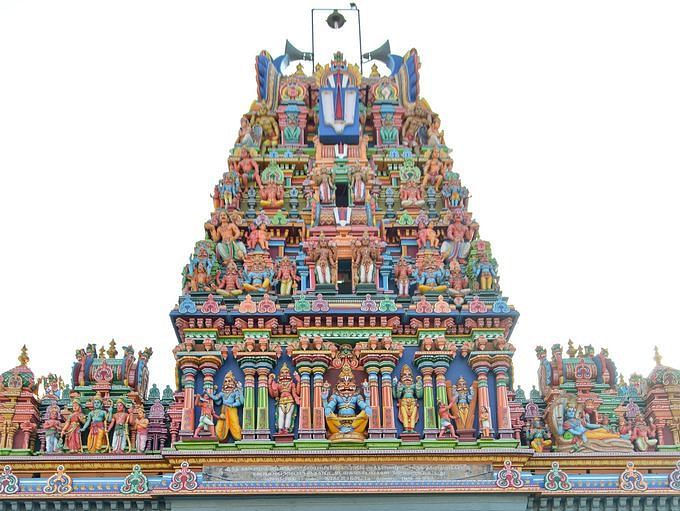 Parthasarathy Temple Entrance Chennai