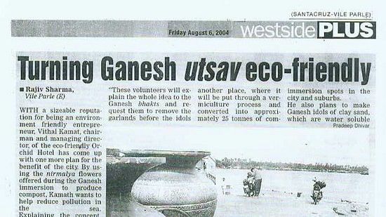 Turning ganesh utsav eco-friendly