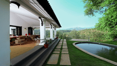 Indoor Swimming Pool at Resort in Wayanad