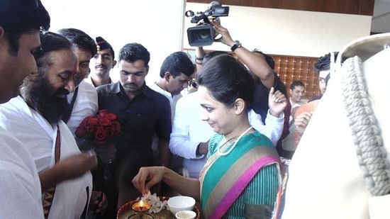 Sri Ravi Shanker at The Orchid Hotel pune 