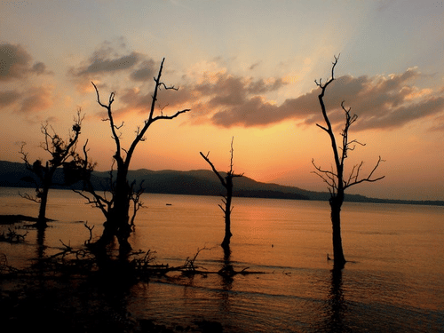 Sunset at Chidiyatapu in Andaman and Nicobar Islands