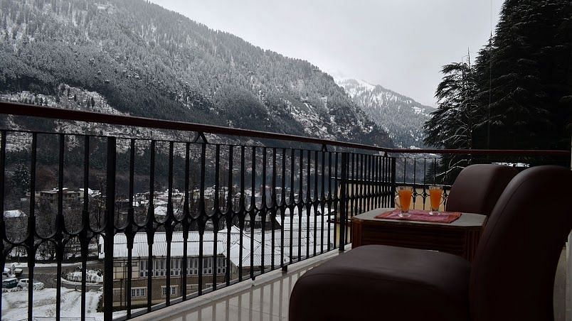 Hotel Jupiter, Manali Manali VIEW FROM SUITE BALCONY