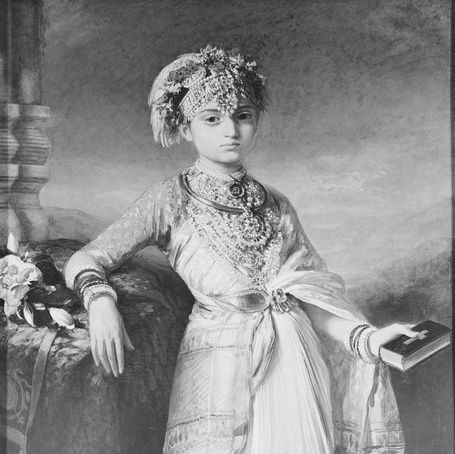 Princess Victoria Gouramma in traditional attire.