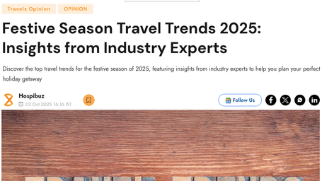 Screenshot of media promotion for Lords Hotels & Resorts.