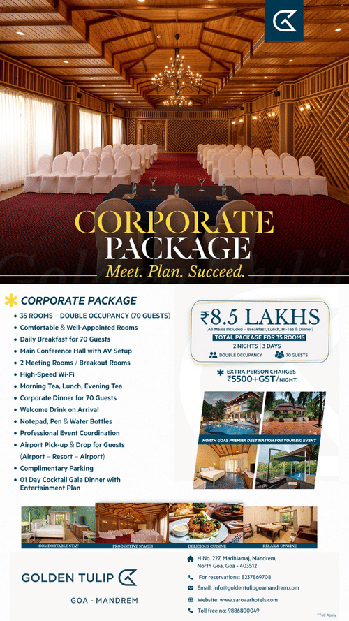 Corporate Group All Incluisve Package 35 Rooms 2 Nights 3 Days