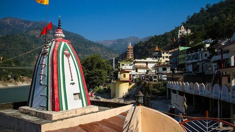 View of Temple near Aloha On the Ganges Rishikesh Resort and Hotel Rishikesh