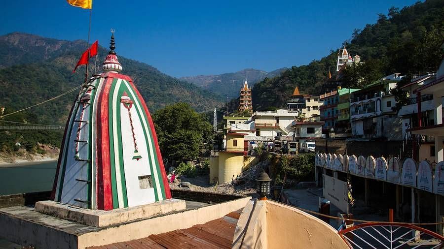 View of Temple near Aloha On the Ganges Rishikesh Resort and Hotel Rishikesh
