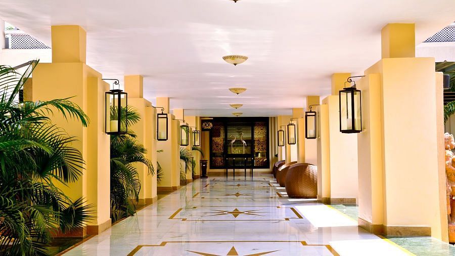 corridor of our resort in Puri 