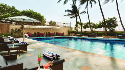 Pool Side Patio at Hotel Ramada Plaza Palm Grove, Juhu Beach, Pool Side Restaurants in Juhu adkdker