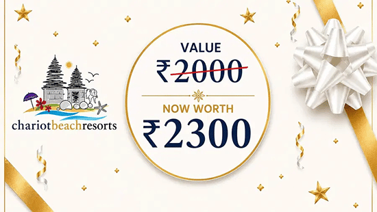 A credit voucher discplayed in a decorated baclground.