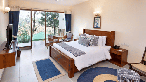 superior rooms at Suryavilas Luxury Resort and Spa in Solan 3