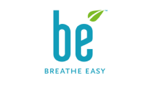 A logo of Breatheasy - Karma Lakelands.