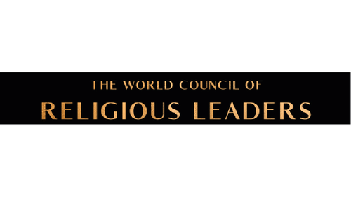 A logo of The World Council of Religious Leaders - Karma Lakelands.