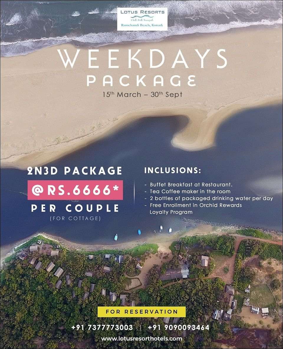 Weekdays Package  Lotus Eco Resort Konark Resort in Konark near Sun Temple
