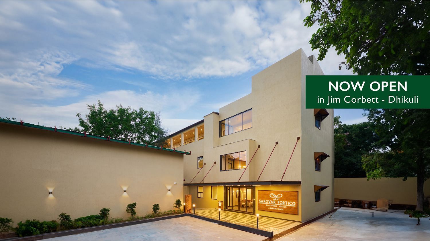 ABN Sarovar Portico Jim Corbett - Dhikuli Website banner