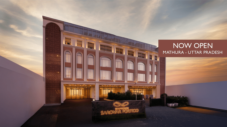 Skywings Sarovar Portico - Mathura Website Banner