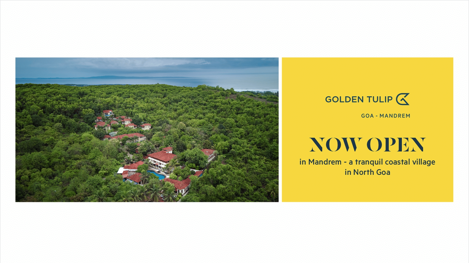 Golden Tulip - Goa Mandrem Website banner