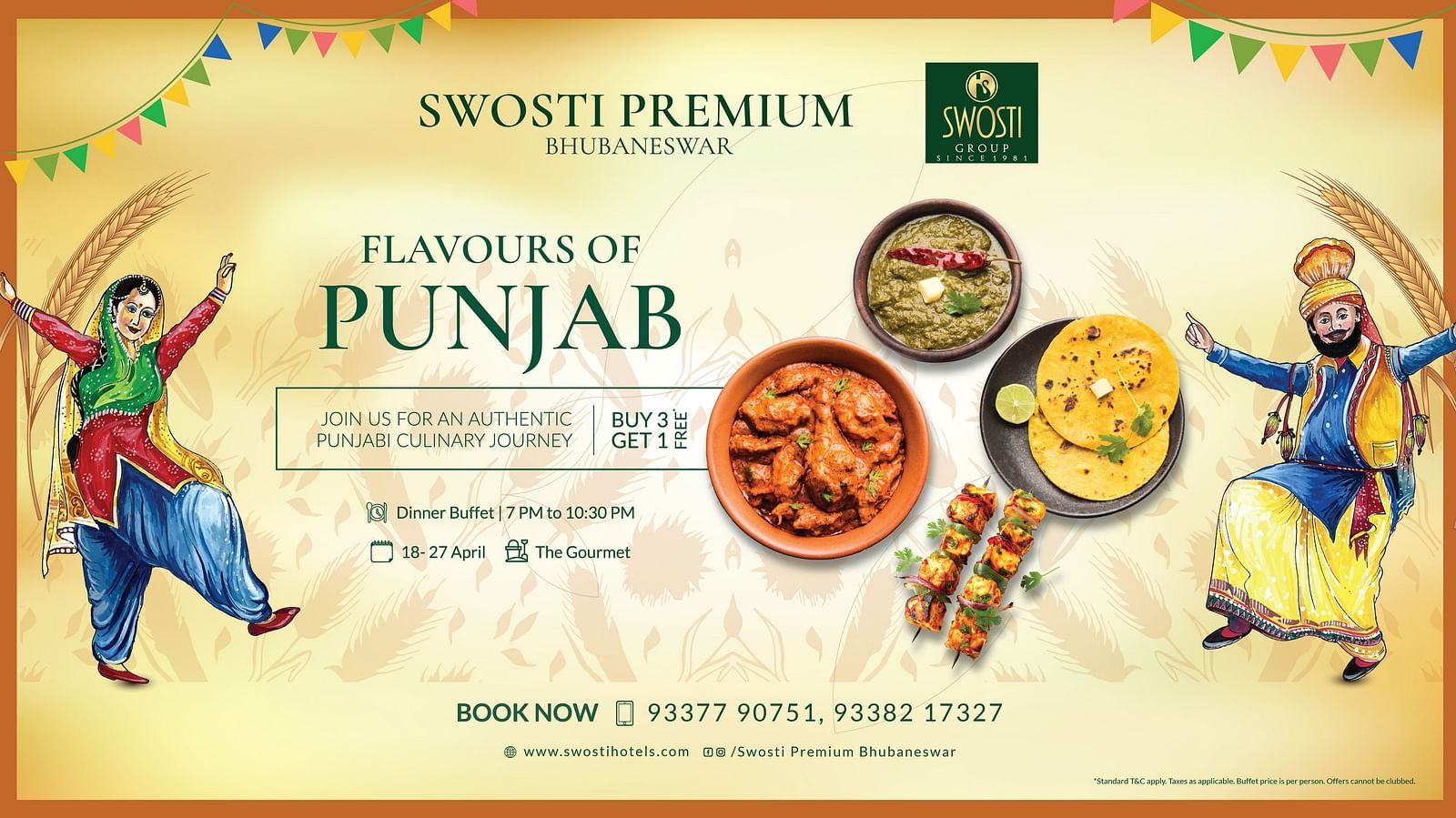 Punjabi Food Fest at Swosti Premium