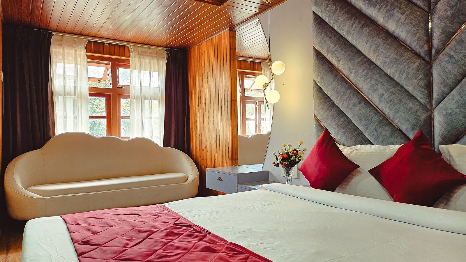 Premium room with a sofa and dressing table