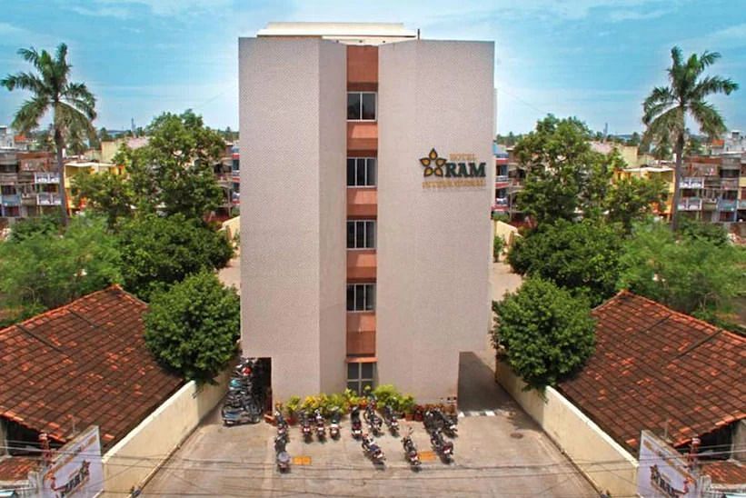 Exterior of the hotel - Hotel Ram International, Pondicherry