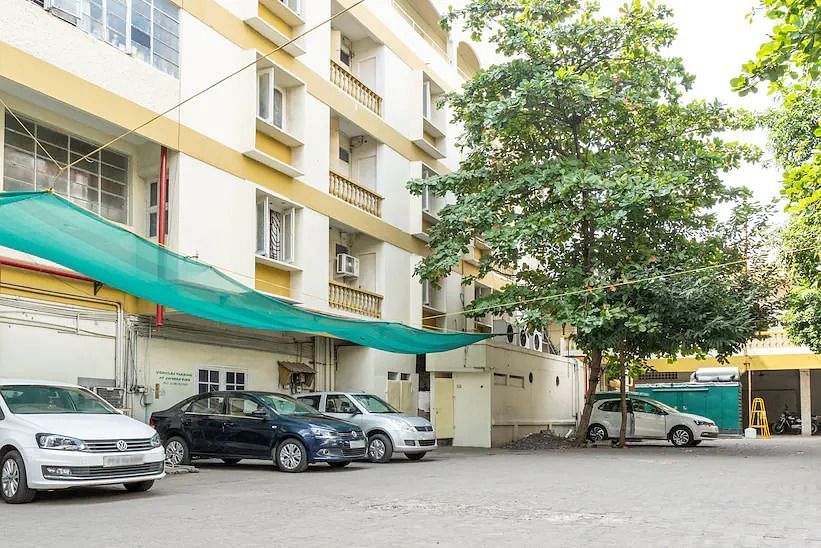 parking at Hotel Ram International,  Pondicherry