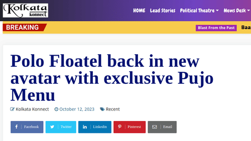 Kolkata Konnect 12 october