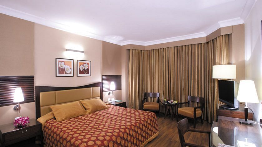 double bed in one of our Executive Rooms in Madh Island