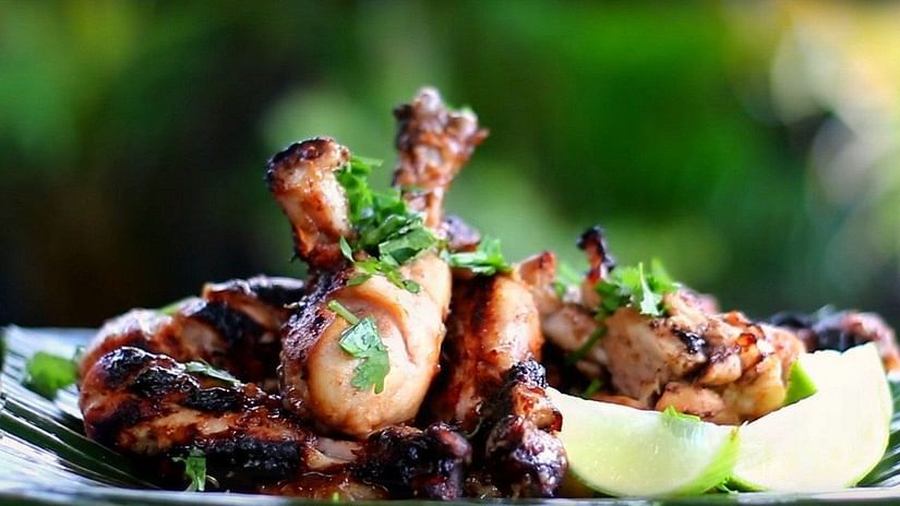 Delicious-looking chicken pieces