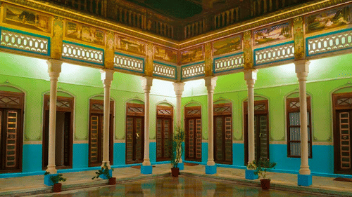pristine interiors of The Piramal Haveli - 20th Century, Shekhavati