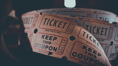 Ticket coupon a carnival