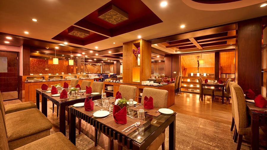 Renest Manali - Interiors of Tribe restaurant in Manali