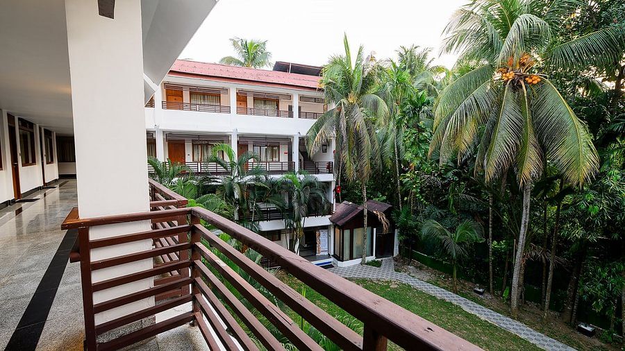View from the balcony at Silver Sand Sentinel, Port Blair