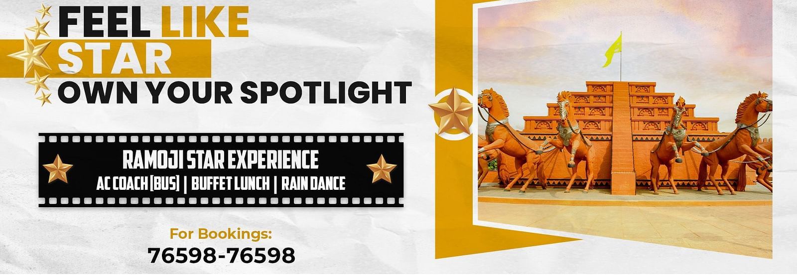 Feel like a star at Bahubali set - Ramoji Film City