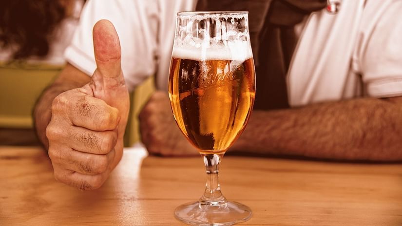 Handcrafted Beer poured in a glass