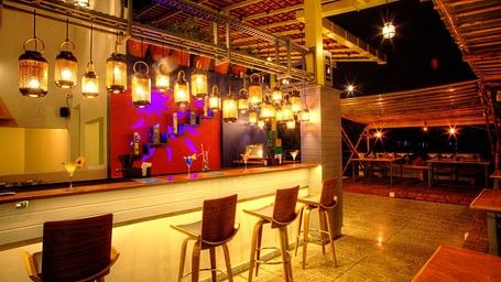 Hotel Arama Suites Bangalore Chavadi Rooftop Restaurant and Bar at Hotel Arama Suites off Bannerghatta Road