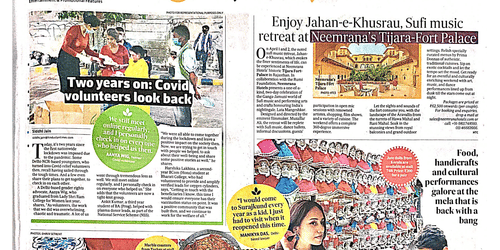 article about sufi music retreat at Tijara fort palace