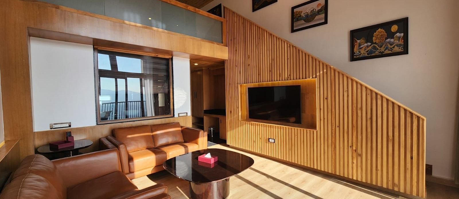 sofa and view